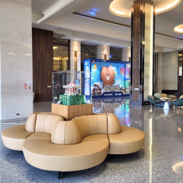 訂製卡座 麗寶福容飯店大廳｜JA FURNITURE